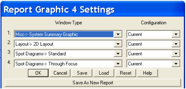 Figure 5: Report settings to generate Figure 4.