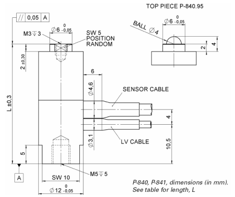 Figure 11 We design a custom attachment (fig. 10 (a)) to work with the off-the-shelf actuators from Physik Instrumente.